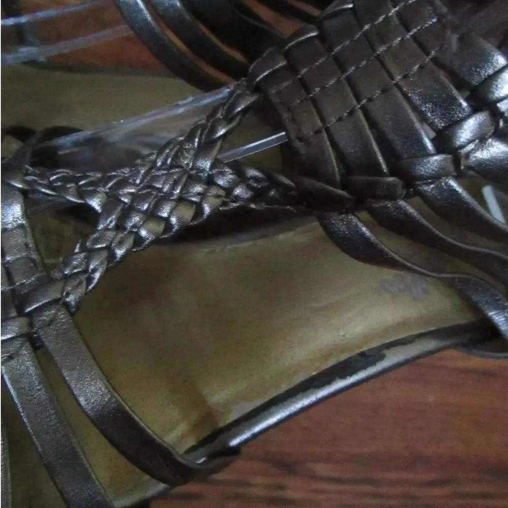 Seychelles Bronze Leather Strappy Heel Sandals Size 6 She's Got The Moves